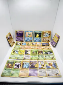 Vintage Japanese Gym Challenge/Gym Heroes Assortment Lot of (24) Pokemon Cards - Image 2