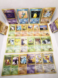 Vintage Japanese Gym Challenge/Gym Heroes Assortment Lot of (24) Pokemon Cards - Image 3