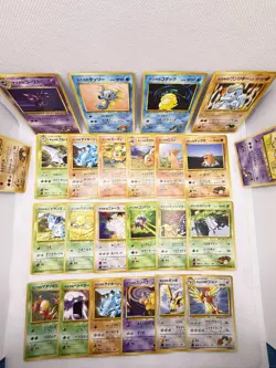 Vintage Japanese Gym Challenge/Gym Heroes Assortment Lot of (24) Pokemon Cards - Image 4