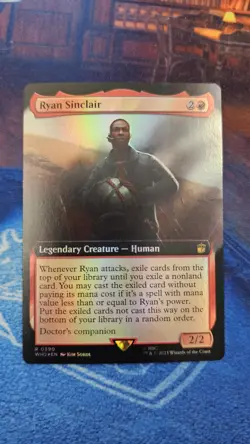 Ryan Sinclair (Extended Art) Universes Beyond: Doctor Who Foil - Image 1