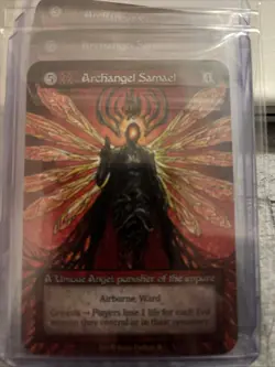 Archangel Samael - Unique - Sorcery Contested Realm - Gothic - Nm - Image 1