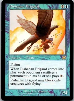 Rishadan Brigand Mercadian Masques MTG MP - Image 1