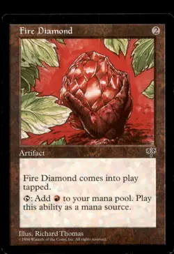 Fire Diamond LP Light Play Mirage MTG [6644] - Image 1