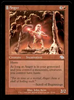 Anger Judgment Light Play MTG Magic the Gathering - Image 1