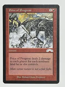 Price of Progress - Exodus - Magic The Gathering MTG -LP+ - Image 1