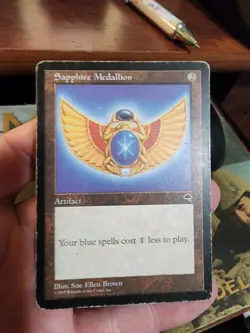 Tempest MTG 1 Sapphire Medallion Magic - Image 1