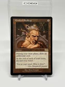 MTG Grafted Skullcap - Urza's Saga #296 - Image 1