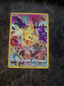 Pokemon TCG Pikachu (Secret) 160/159 Crown Zenith Secret Rare Holo NM Card - Image 1