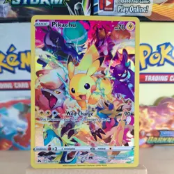 Pokemon TCG Crown Zenith Pikachu Holo Card 160/159 NM Secret Rare - Image 1