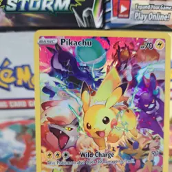 Pokemon TCG Crown Zenith Pikachu Holo Card 160/159 NM Secret Rare - Image 2
