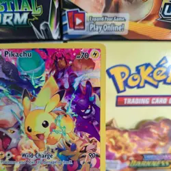 Pokemon TCG Crown Zenith Pikachu Holo Card 160/159 NM Secret Rare - Image 3