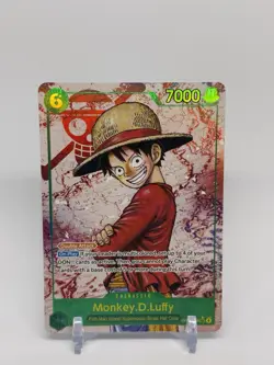 Monkey D Luffy SEC Alt Art OP13-118 Carrying On His Will One Piece TCG - Image 1