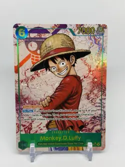 Monkey D Luffy SEC Alt Art OP13-118 Carrying On His Will One Piece TCG - Image 1