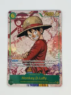 Monkey D Luffy SEC Alt Art OP13-118 Carrying On His Will One Piece TCG - Image 3