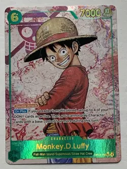 Monkey.D.Luffy SEC Alt Art OP13-118 Carrying On His Will One Piece TCG NM - Image 1