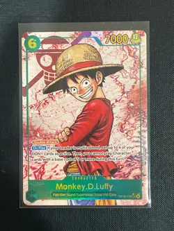 Monkey.D.Luffy SEC Alt Art OP13-118 Carrying On His Will One Piece TCG - Image 1