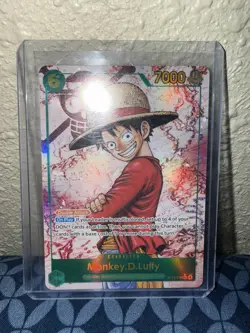 Monkey.D.Luffy SEC Alt Art OP13-118 Carrying On His Will One Piece TCG - Image 1
