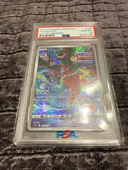 PSA10 Deoxys 185 Art Rare 2022 Pokemon Japanese Sword & Shield Vstar Universe AR - Image 2