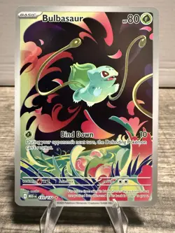 Bulbasaur 133/132 Mega Evolutions Illustration Rare Pokemon TCG English NM - Image 1