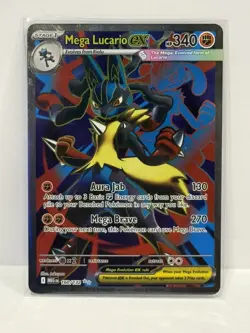 Pokemon TCG Mega Lucario EX 160/132 Ultra Rare Holo NM Mega Evolutions Full Art - Image 1