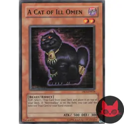 Yugioh A Cat of Ill Omen DR1-EN018 Common LP - Image 1