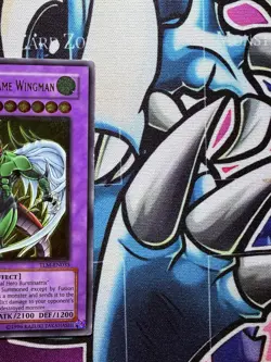 Yugioh Elemental Hero Flame Wingman TLM-EN035 Ultimate Rare 1st Edition - Image 3