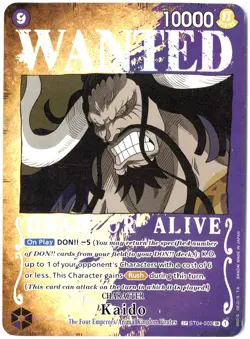 ULTRA RARE ALT ART LOW POP CUSTOM ONE PIECE!!! Kaido HOLOFOIL - Image 1