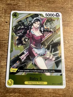 NM-Mint, English One Piece Baby 5 (112) - OP12-112 - R - Foil Legacy of the Mast - Image 1