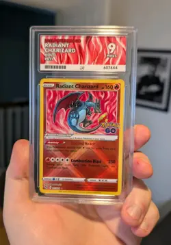 Pokemon TCG Radiant Charizard 011/078 Pokemon Go Rare Holo Card, ACE 9 🔥 - Image 1