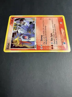Pokemon TCG Entei POP Series 2 001/017 Holo Rare Card 2006 - Image 4
