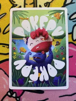 Pokepu v2 - Clifury (Clefairy) 12/77 - Derpy Pokemon Parody / Fan Art Card - Image 2