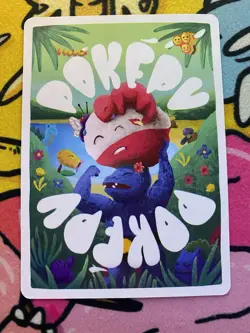Pokepu - Eefee (Eevee) 64/77 - Derpy Pokemon Parody / Fan Art Card - Image 2