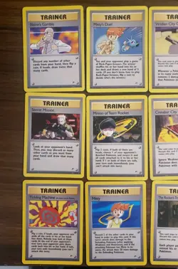 Pokemon Gym Heroes Misty Sabrina Stadium Card /132 Trainer Collection LOT of 22 - Image 2