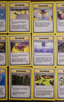 Pokemon Gym Heroes Misty Sabrina Stadium Card /132 Trainer Collection LOT of 22 - Image 3
