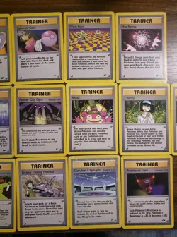 Pokemon Gym Heroes Misty Sabrina Stadium Card /132 Trainer Collection LOT of 22 - Image 4