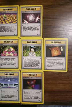 Pokemon Gym Heroes Misty Sabrina Stadium Card /132 Trainer Collection LOT of 22 - Image 5