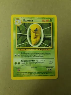Kakuna 33/102 - VINTAGE WOTC POKEMON Pokemon Card - BASE SET - NM - Image 1