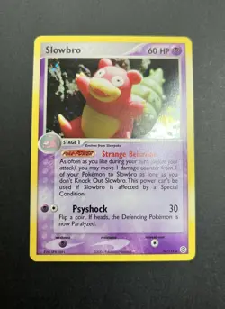 Pokemon TCG Slowbro 14/112 EX FireRed & LeafGreen Holo Rare 60HP Card 2004 - Image 4