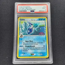 Latios - 22/110 - Reverse Holo - Holon Phantoms - Pokemon Card - PSA 9 - Image 1