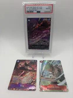 One Piece OP13 OP14 Holo Alternate Art Card Lot St. Jaygarcia Saturn King Zoro - Image 1