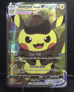 Detective Pikachu Poncho VCOS Cosplay Holographic Card - Image 1