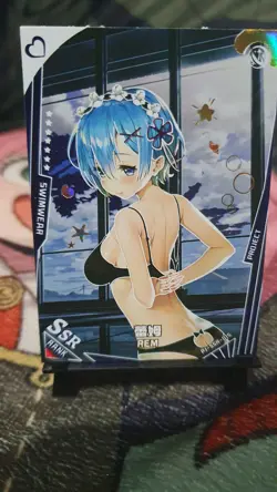 Goddess Story BEAUTIFUL AND ELEGANT PROJECT SSR-015 REM RE:ZERO ANIME WAIFU CARD - Image 1