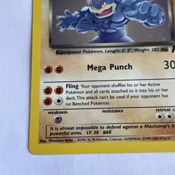 Pokemon -Team Rocket Dark Machamp Holo Rare Card 10/82 English 2000 Unlimited!! - Image 2