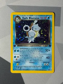 Pokemon Cards Dark Blastoise 3/82 1ST EDITION Team Rocket Holo Rare - Image 1