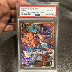 PSA 10 Sabo OP07-118 SEC One Piece Cards Japanese 2024 - Image 1