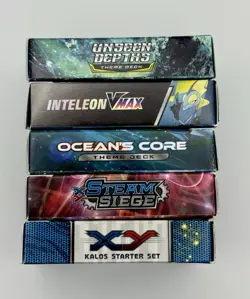 Pokemon Trading Card Game TCG Theme Deck Lot (2) Xy Era Steam Siege Sun And Moon - Image 1