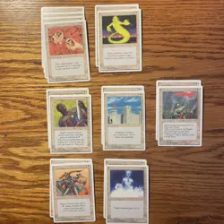 MTG: Vintage ‘95 4th Edition 85 Card White Lot - Magic The Gathering - Image 3