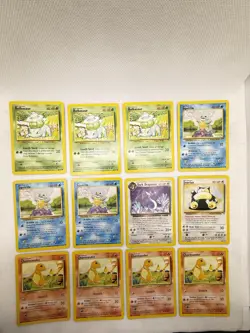 2002 Legendary Collection Pokemon Assortment Lot of 12 Cards Charmander Snorlax - Image 1