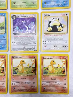 2002 Legendary Collection Pokemon Assortment Lot of 12 Cards Charmander Snorlax - Image 5