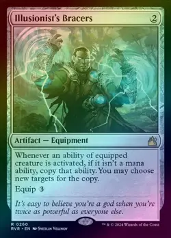 ​Illusionist's Bracers - Ravnica Remastered - Near Mint Foil EN MTG​ - Image 1